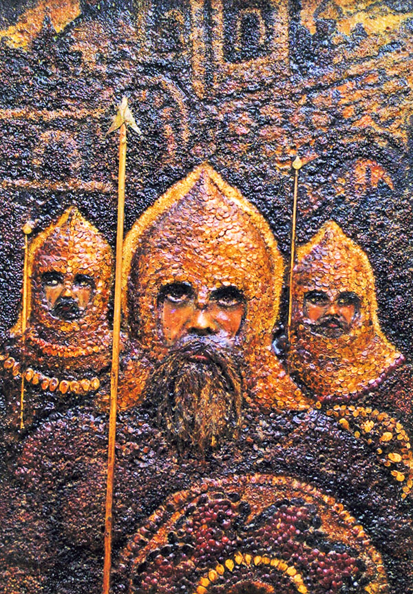 Об'ємно-декоративна композиція «Київська Русь». 2008. Флористика